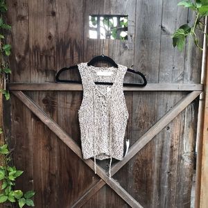 Astr The Label Cropped Knit Tank